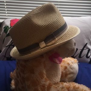 Tan Sun/Beach Hat with Bow